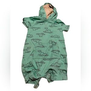 CARTER'S Hippo Hooded Romper